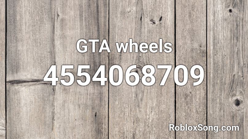 GTA wheels Roblox ID