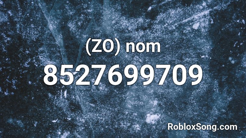 (ZO) nom Roblox ID