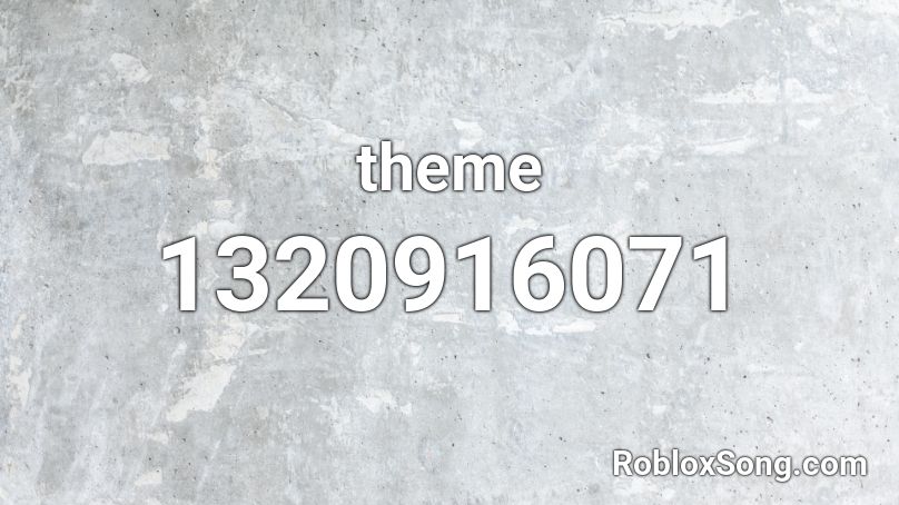 theme Roblox ID