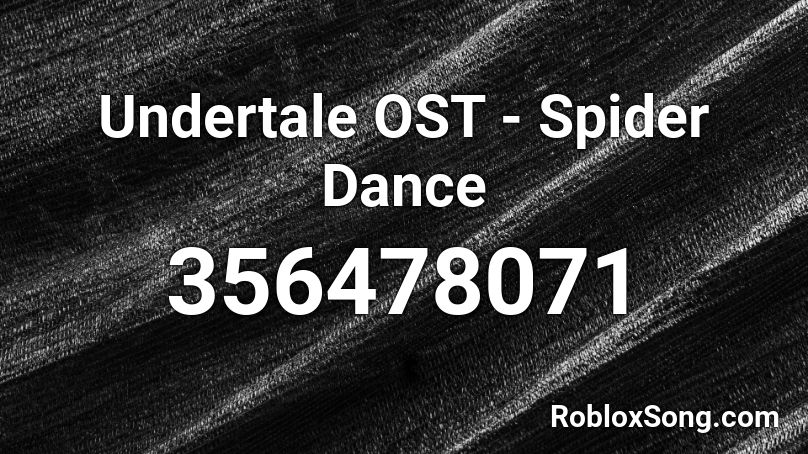 roblox spider dance remix music id