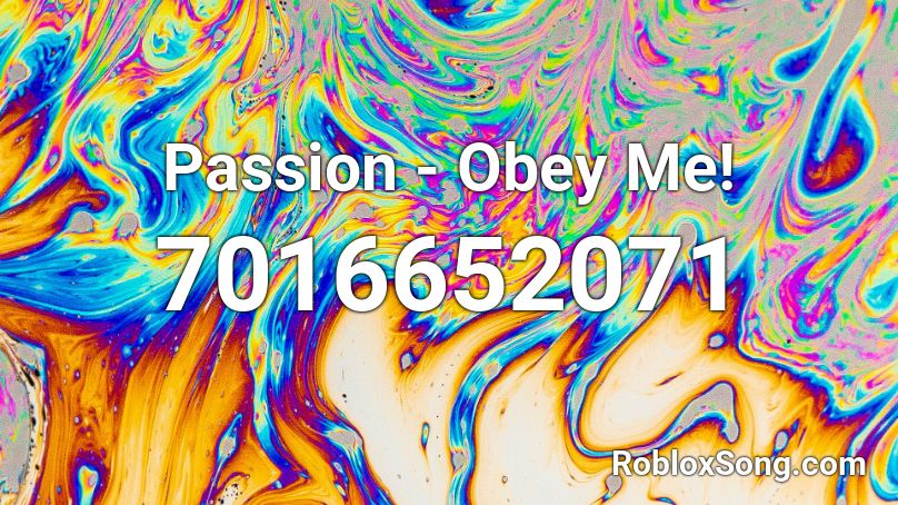 Passion - Obey Me! Roblox ID