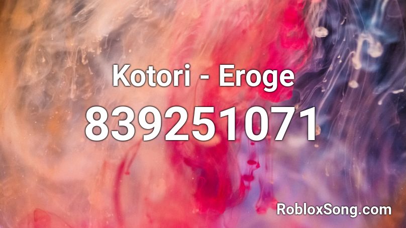 Kotori - Eroge Roblox ID