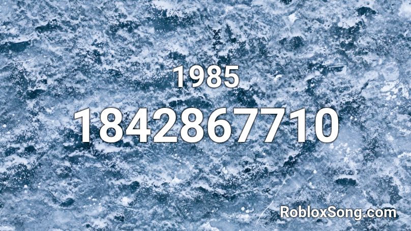 1985 Roblox ID