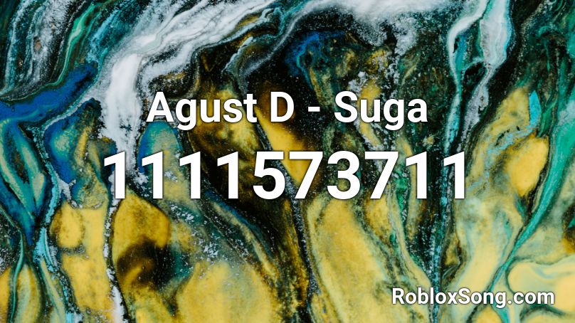 Agust D - Suga Roblox ID
