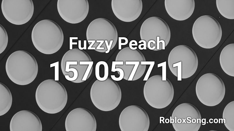 Fuzzy Peach Roblox ID