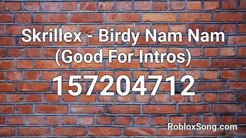 Skrillex - Birdy Nam Nam (Good For Intros) Roblox ID