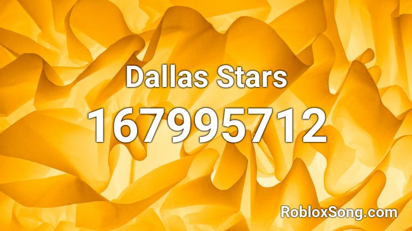 Dallas Stars Roblox ID