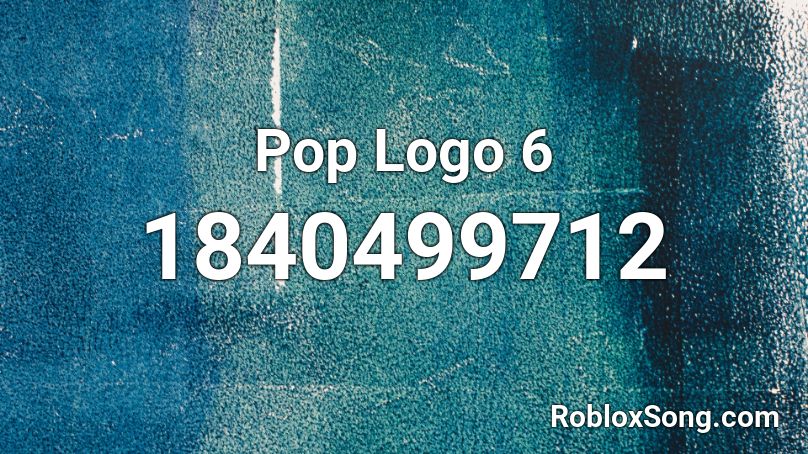 Pop Logo 6 Roblox ID