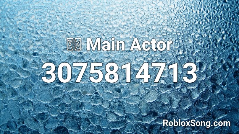 美波 Main Actor  Roblox ID