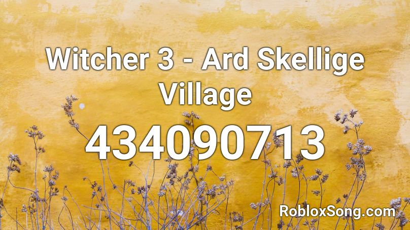 Witcher 3 - Ard Skellige Village Roblox ID
