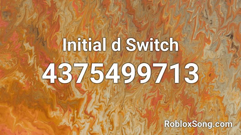 Initial d Switch Roblox ID