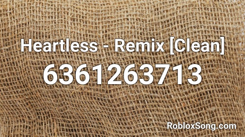 Morgan Wallen - Heartless [Clean] Roblox ID - Roblox music codes