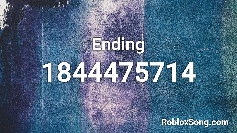 Ending Roblox ID
