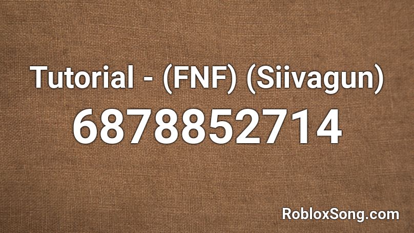 Tutorial Fnf Siivagun Roblox Id Roblox Music Codes - tutorial roblox id