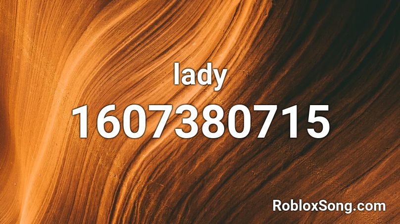  lady Roblox ID