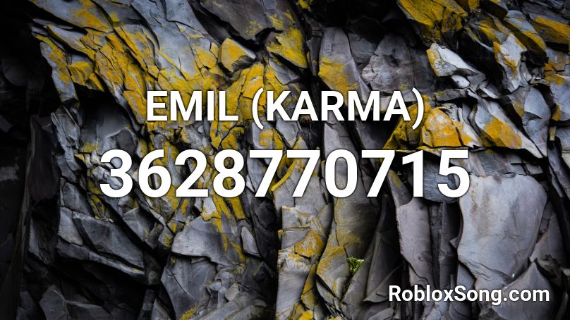 EMIL (KARMA) Roblox ID