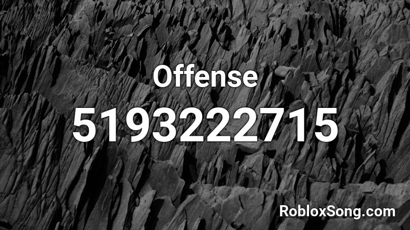 Offense Roblox ID