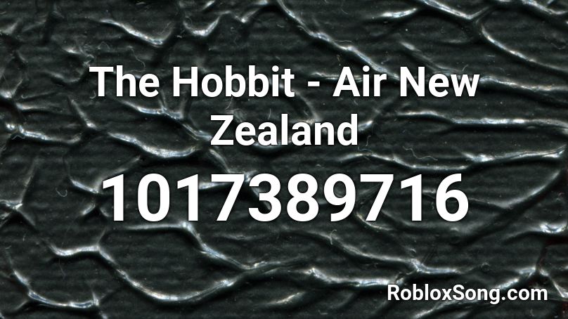 The Hobbit - Air New Zealand Roblox ID