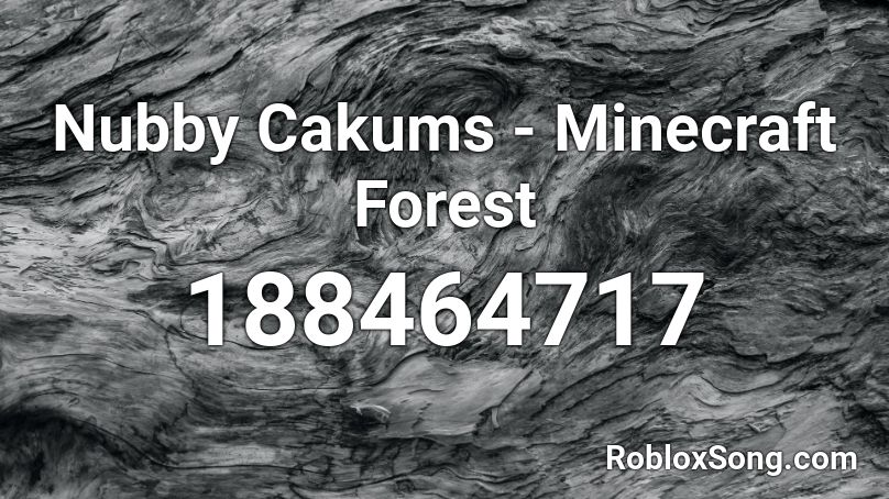Nubby Cakums - Minecraft Forest Roblox ID