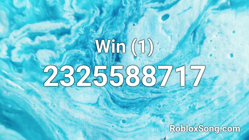 Win (1) Roblox ID