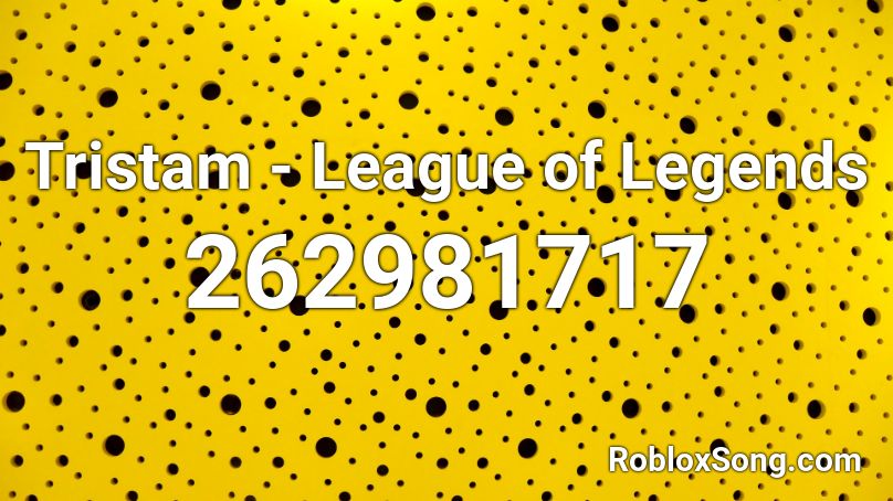 Tristam - League of Legends Roblox ID
