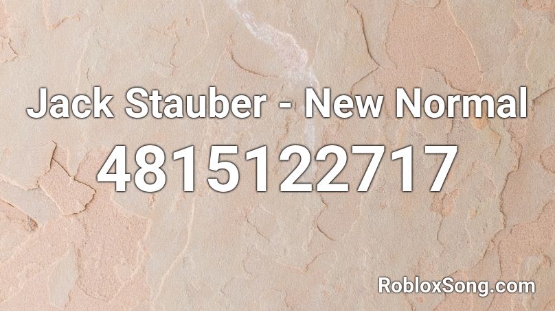 Jack Stauber - New Normal Roblox ID