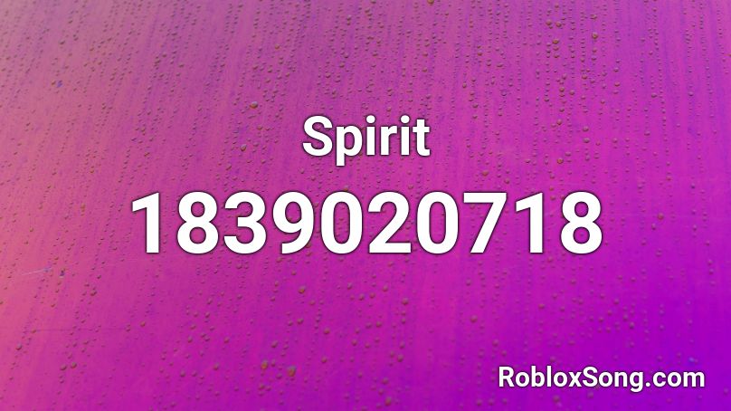 Spirit Roblox ID