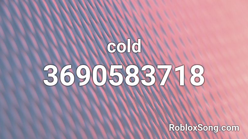 cold Roblox ID