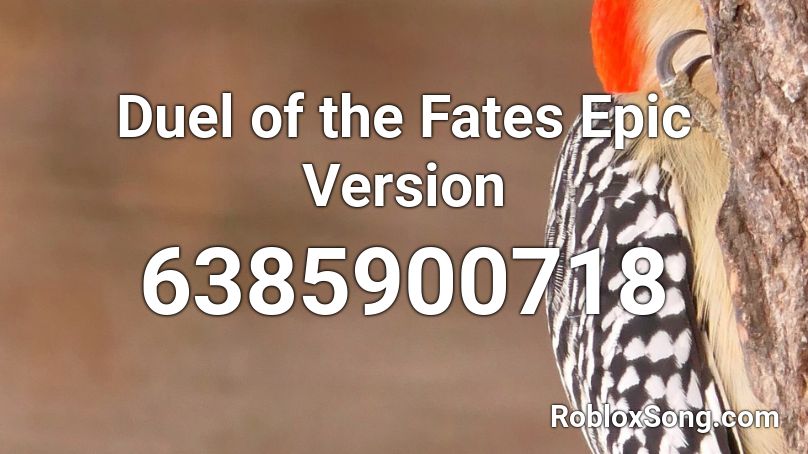 Duel of the Fates Epic Version Roblox ID