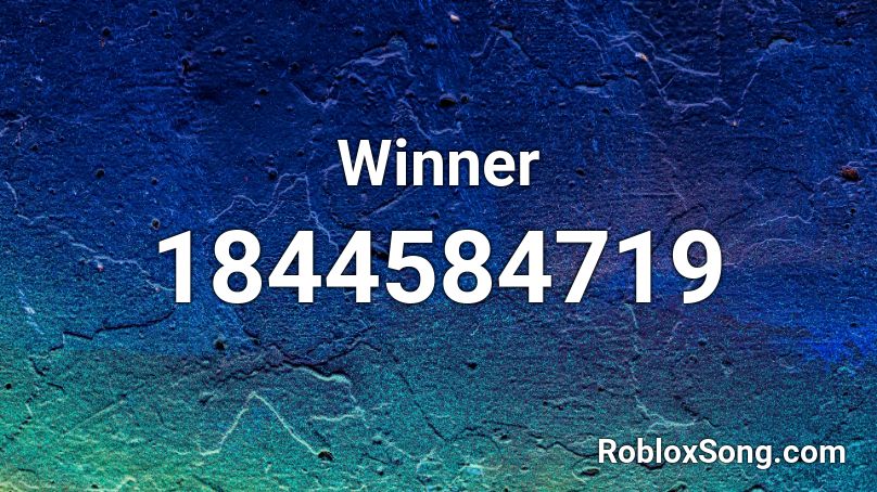 Winner Roblox ID
