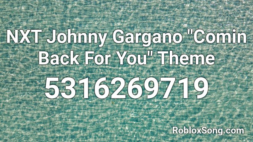 NXT Johnny Gargano 