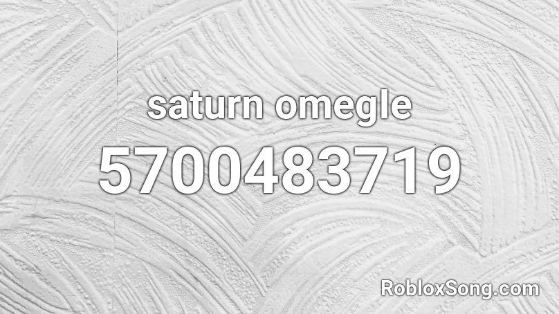 saturn omegIe Roblox ID