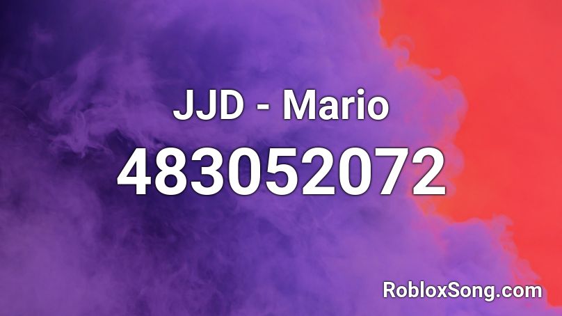 JJD - Mario Roblox ID
