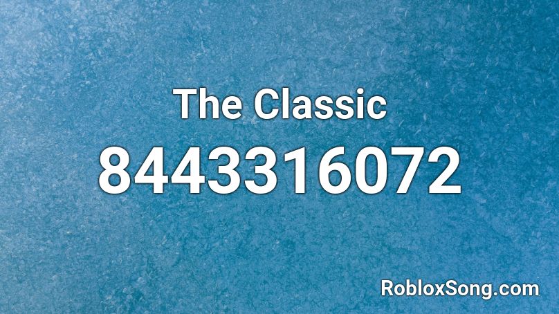 The Classic Roblox ID