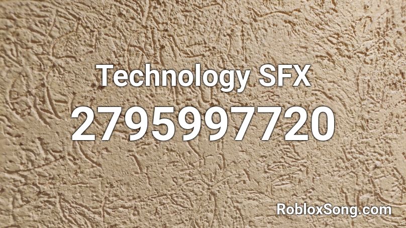 Technology SFX Roblox ID