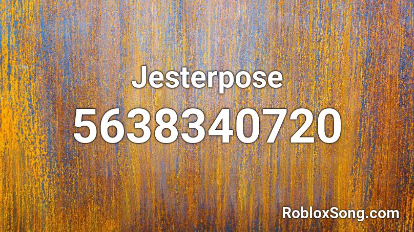 Jesterpose Roblox ID