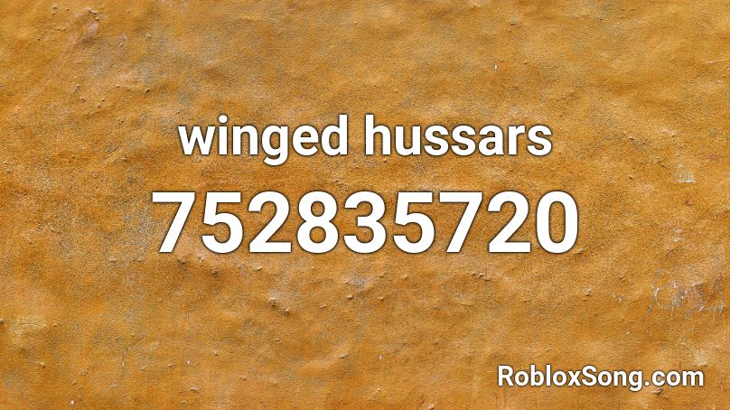 winged hussars Roblox ID