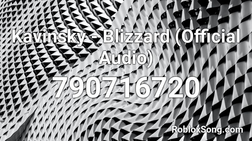 Kavinsky - Blizzard (Official Audio) Roblox ID