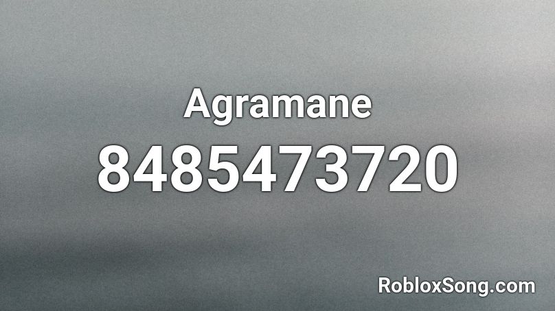 Agramane Roblox ID
