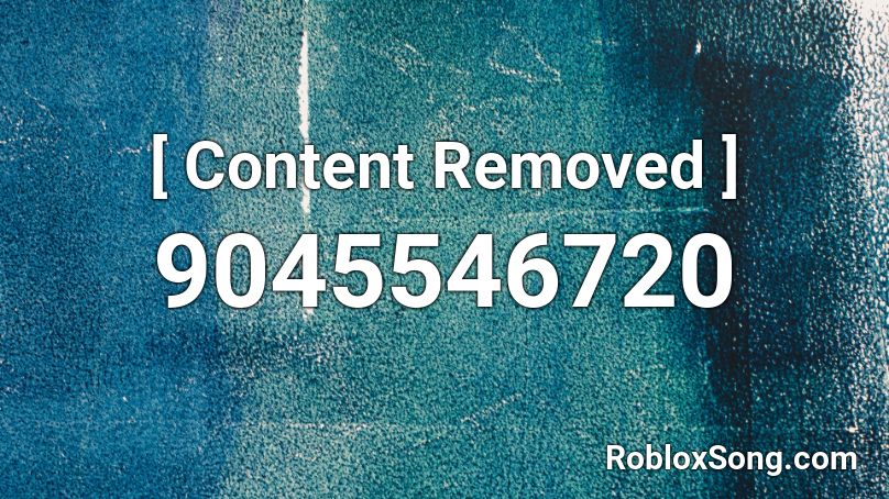 [ Content Removed ] Roblox ID