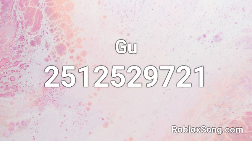 Gu Roblox ID