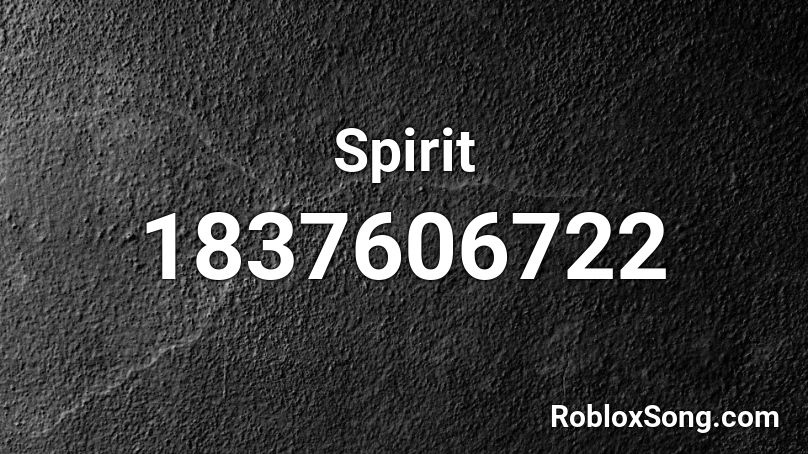 Spirit Roblox ID