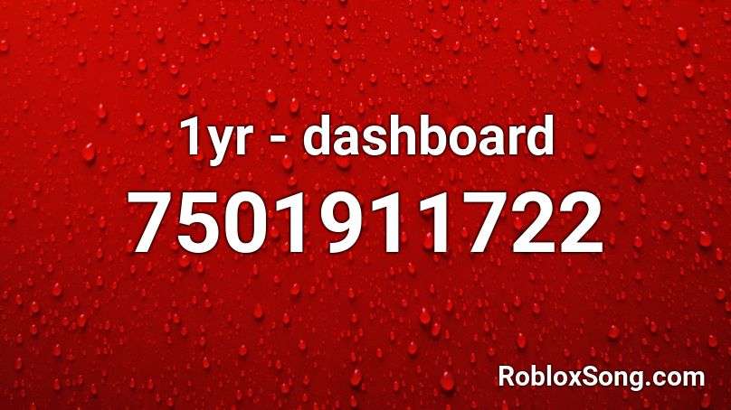 1yr - dashboard Roblox ID
