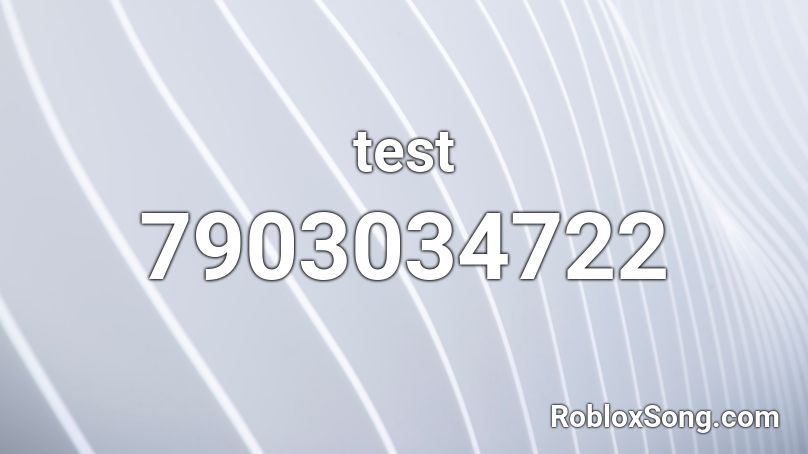 test Roblox ID