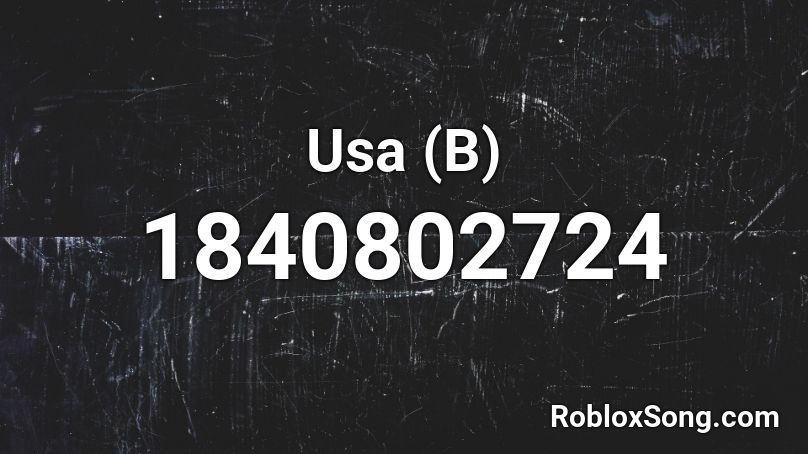 Usa (B) Roblox ID