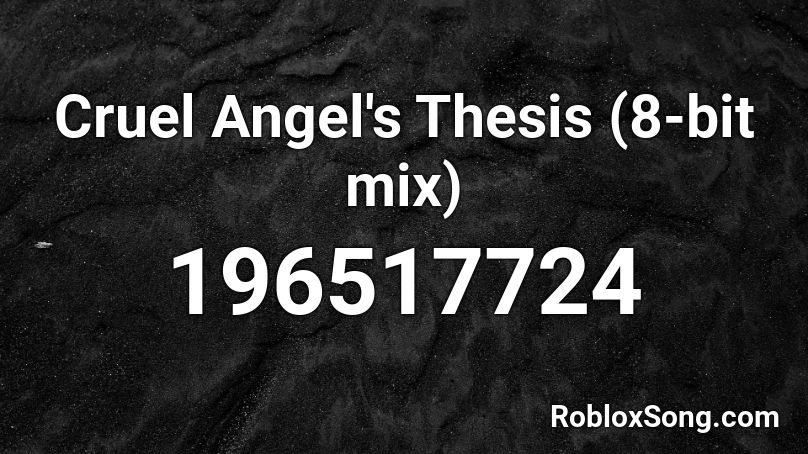 cruel angel's thesis 8 bit ringtone