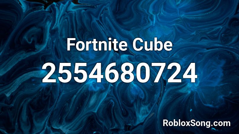 Fortnite Cube Roblox ID