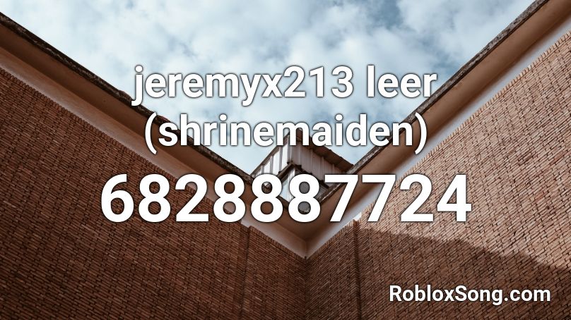 jeremyx213 leer (shrinemaiden) Roblox ID