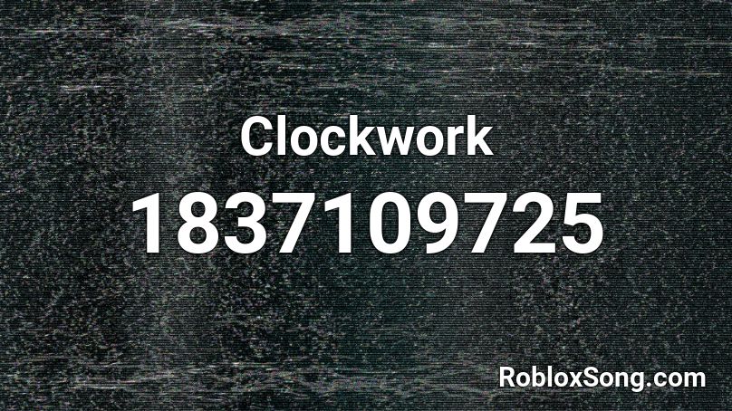 Clockwork Roblox ID