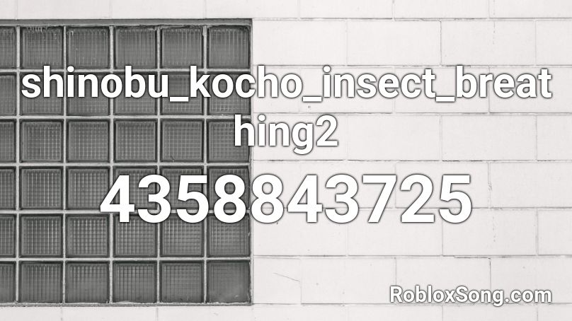 shinobu kocho roblox insect codes